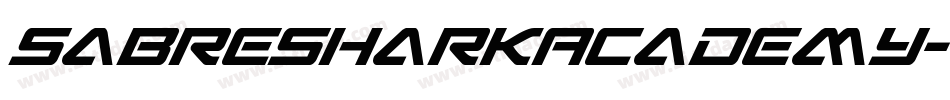 SabreSharkAcademy-vz8Z字体转换