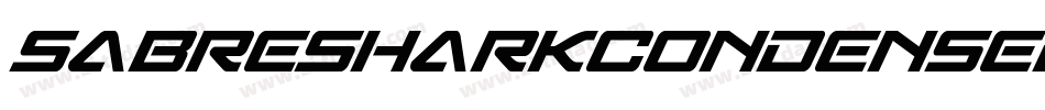 SabreSharkCondensed-r6nA字体转换
