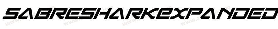 SabreSharkExpanded-MPDr字体转换