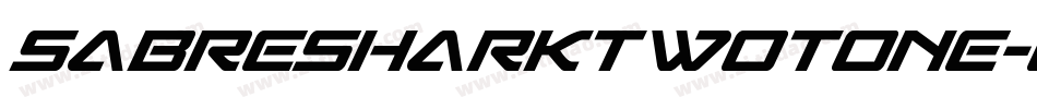 SabreSharkTwoTone-0eR9字体转换