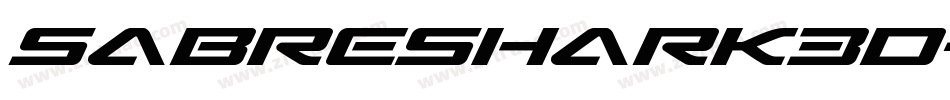 SabreShark3D-2a8W字体转换