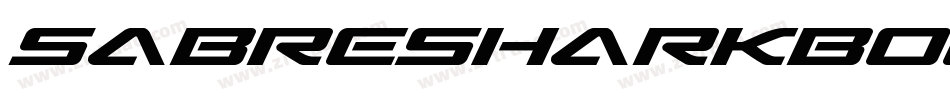 SabreSharkBold-ly3V字体转换