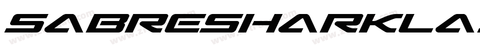 SabreSharkLaser-wzYZ字体转换