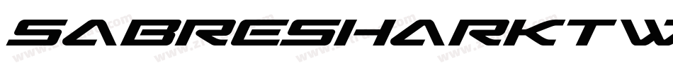 SabreSharkTwoTone-0eR9字体转换