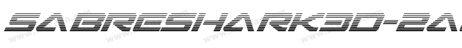 SabreShark3D-2a8W字体转换
