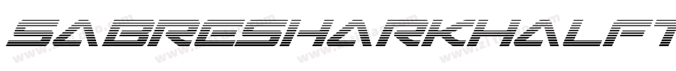 SabreSharkHalftone-2a8K字体转换
