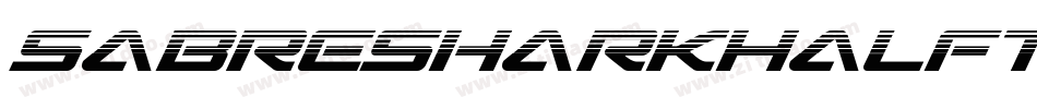 SabreSharkHalftone-2a8K字体转换
