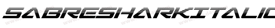 SabreSharkItalic-vz8O字体转换