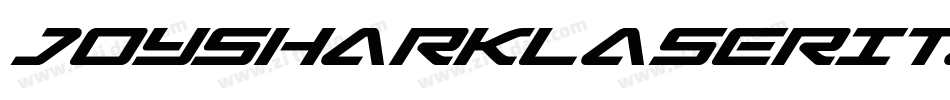 JoySharkLaserItalic-Bw93字体转换