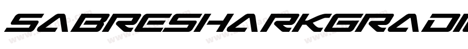 SabreSharkGradient-Kmxp字体转换