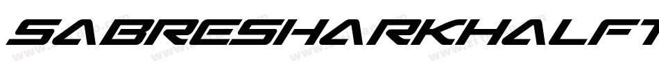 SabreSharkHalftone-2a8K字体转换