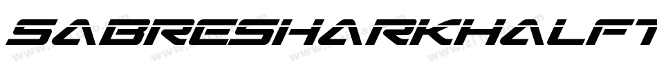 SabreSharkHalftone-2a8K字体转换
