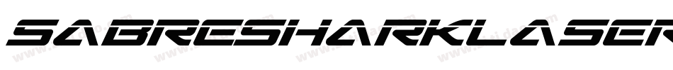 SabreSharkLaser-wzYZ字体转换