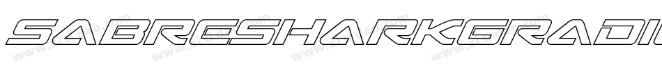 SabreSharkGradient-Kmxp字体转换