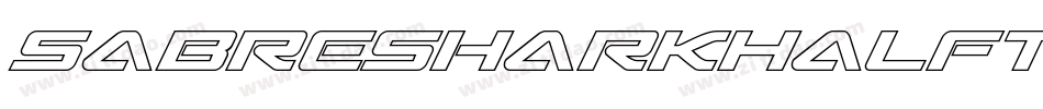 SabreSharkHalftone-2a8K字体转换