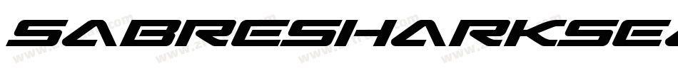SabreSharkSemiBoldSemiExp-Y4JO字体转换