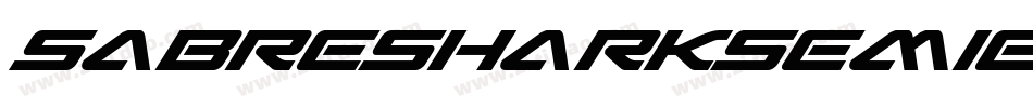 SabreSharkSemiExpanded-gzW1字体转换 SabreSharkSemiExpanded-gzW1字体转换