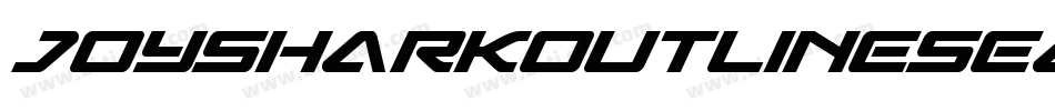 JoySharkOutlineSemiConital-vlO7字体转换