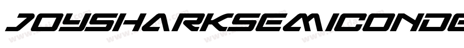 JoySharkSemiCondensedsemiItalic-X1ej字体转换