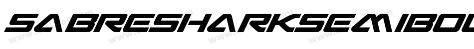 SabreSharkSemiBoldCondensed-dz4X字体转换