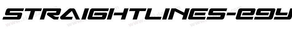 Straightlines-E9yn字体转换