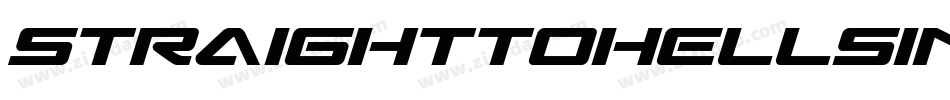 Straighttohellsinnerbb-lPoD字体转换