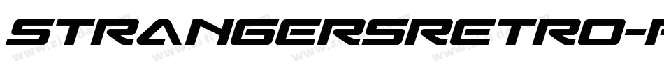 Strangersretro-pvyO字体转换