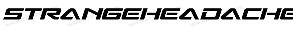 strangeheadache字体转换