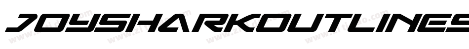 JoySharkOutlineSemiConital-vlO7字体转换
