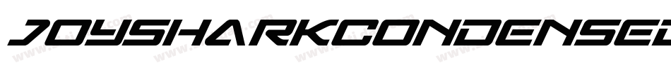 JoySharkCondensedItalic-RZev字体转换