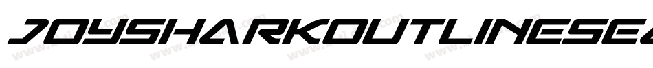 JoySharkOutlineSemiConital-vlO7字体转换