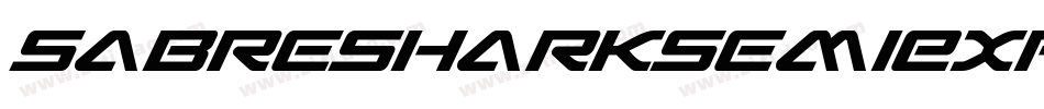 SabreSharkSemiExpanded-gzW1字体转换 SabreSharkSemiExpanded-gzW1字体转换