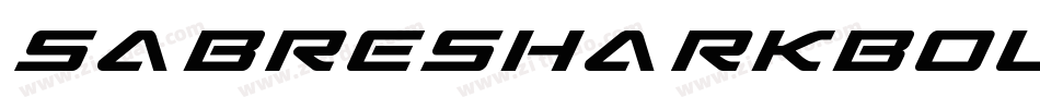 SabreSharkBold-ly3V字体转换