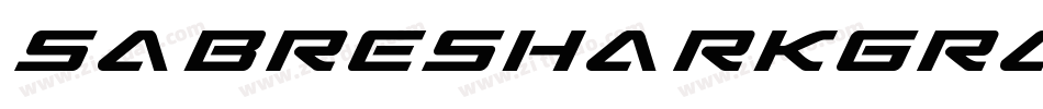 SabreSharkGradient-Kmxp字体转换