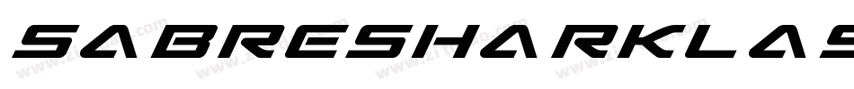 SabreSharkLaser-wzYZ字体转换