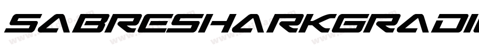 SabreSharkGradient-Kmxp字体转换