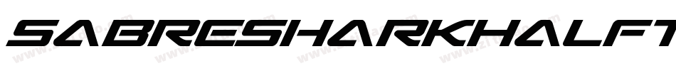 SabreSharkHalftone-2a8K字体转换