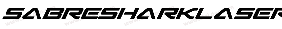 SabreSharkLaser-wzYZ字体转换