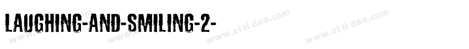 Laughing-and-Smiling-2字体转换