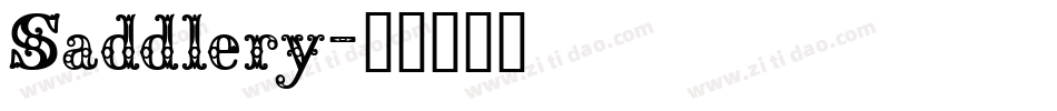 Saddlery字体转换