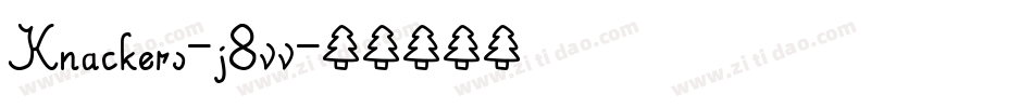 Knackers-j8vv字体转换
