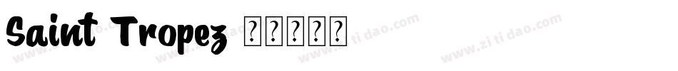 Saint-Tropez字体转换