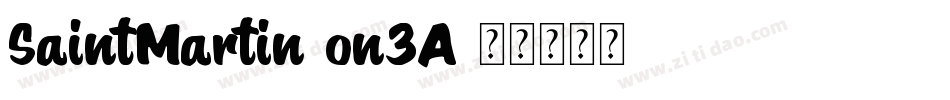 SaintMartin-on3A字体转换