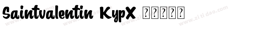 Saintvalentin-KypX字体转换