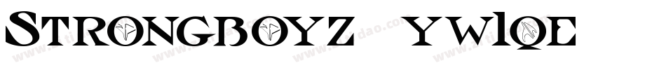 Strongboyz-yw1qe字体转换