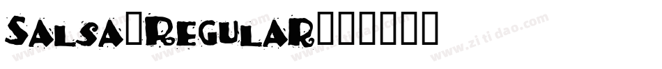 Salsa-Regular字体转换