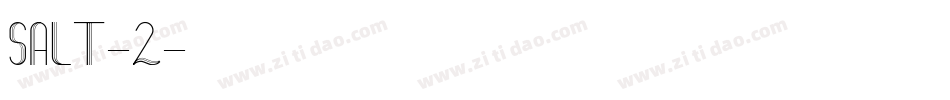 Salt-2字体转换