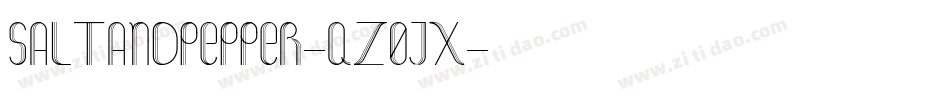 SaltAndPepper-qZ0Jx字体转换