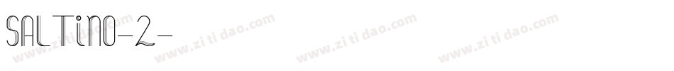 Saltino-2字体转换