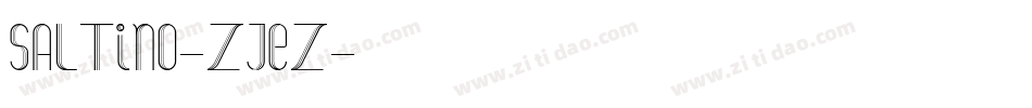 Saltino-ZjeZ字体转换
